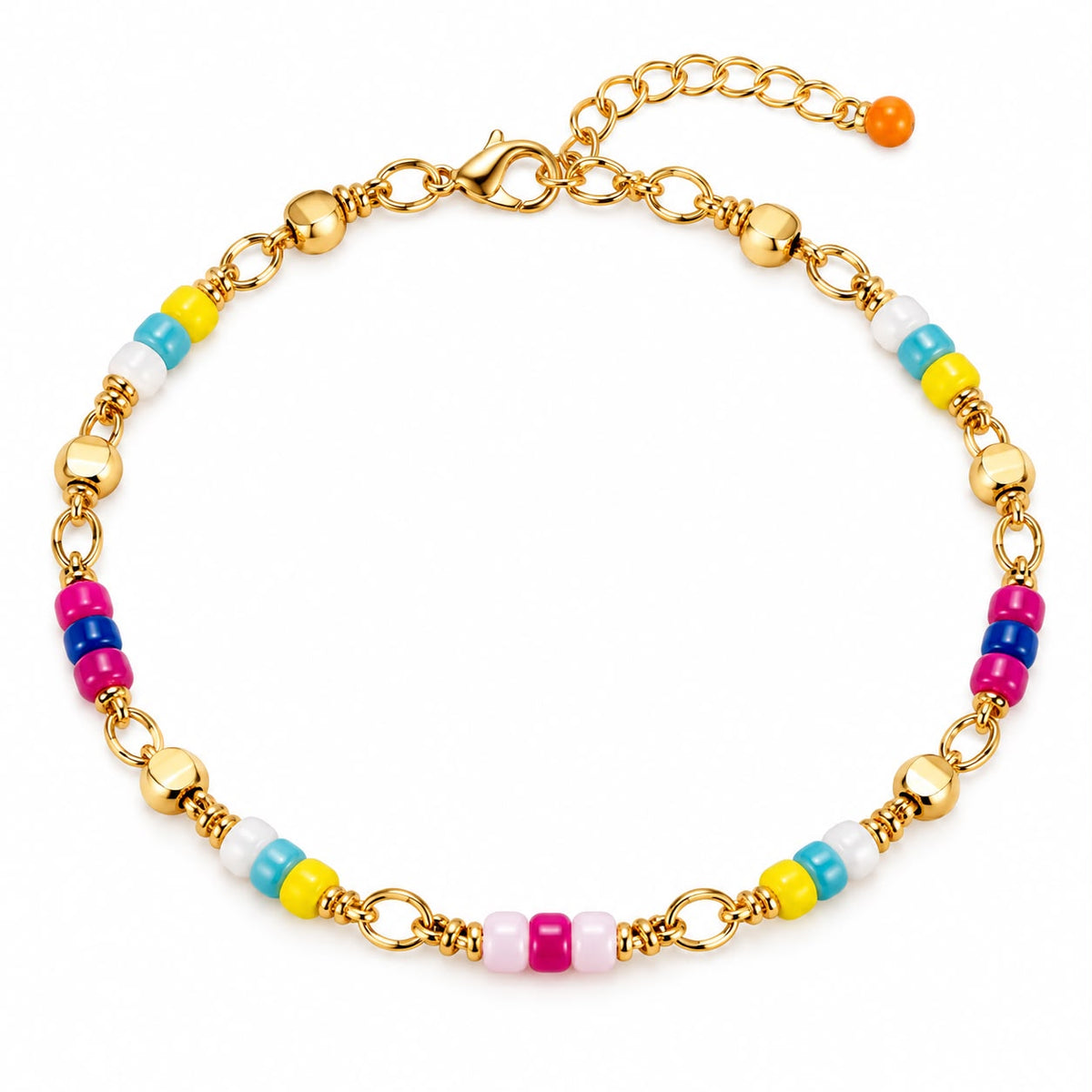 Azure Bloom Delicate Anklet