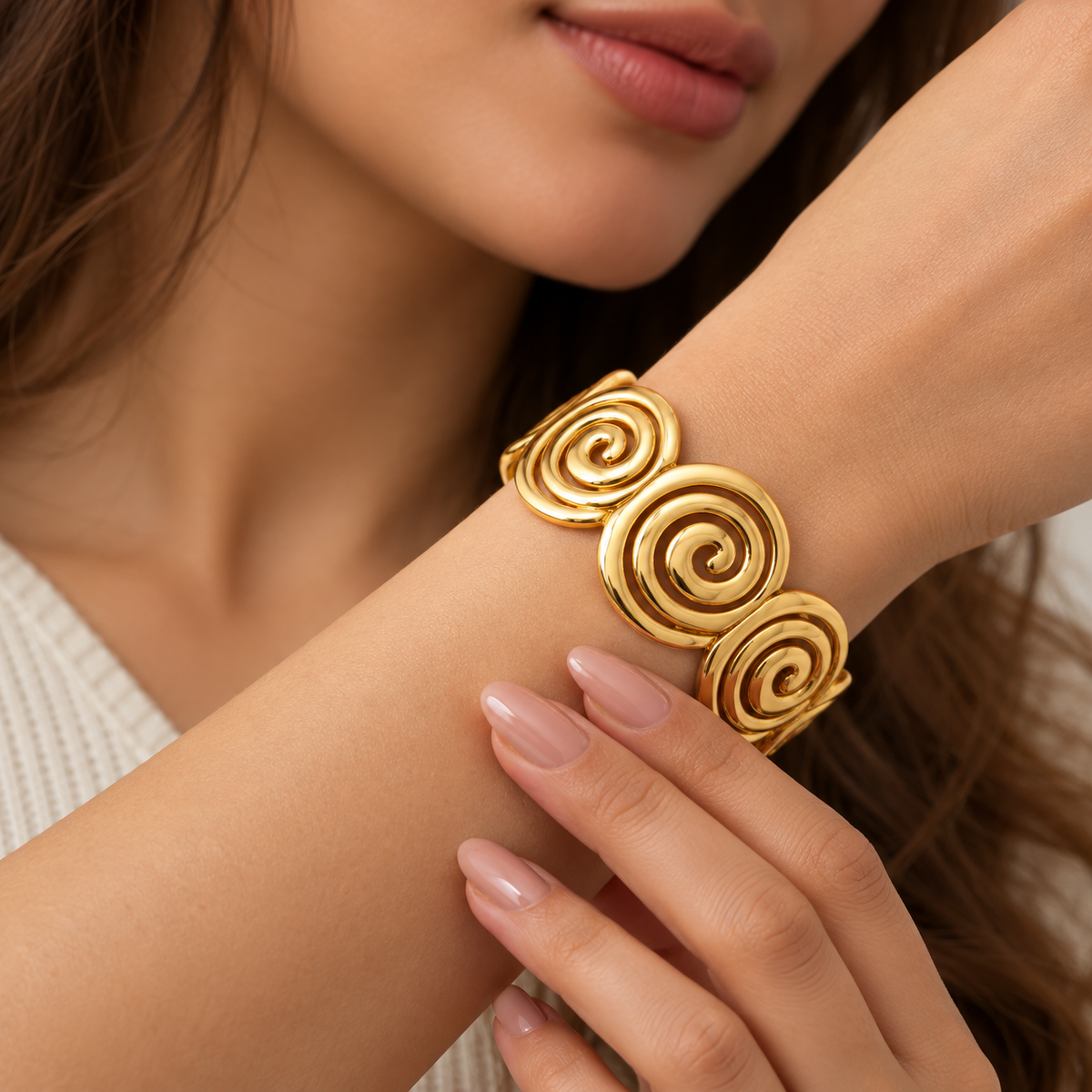 Golden Vortex Cuff
