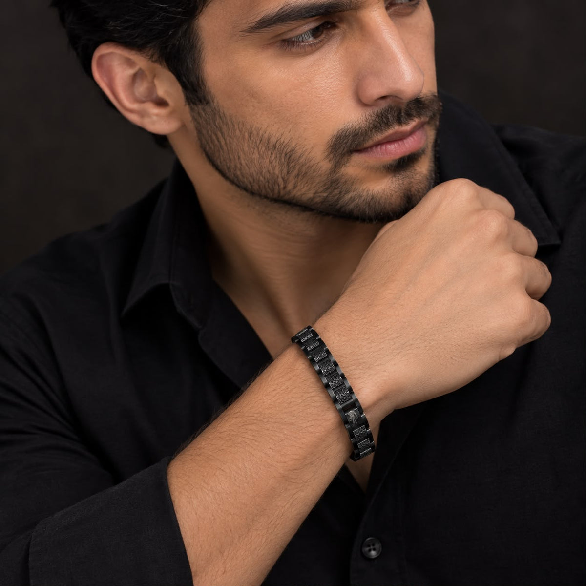 Lacoste Men’s Link Stainless Steel Bracelet