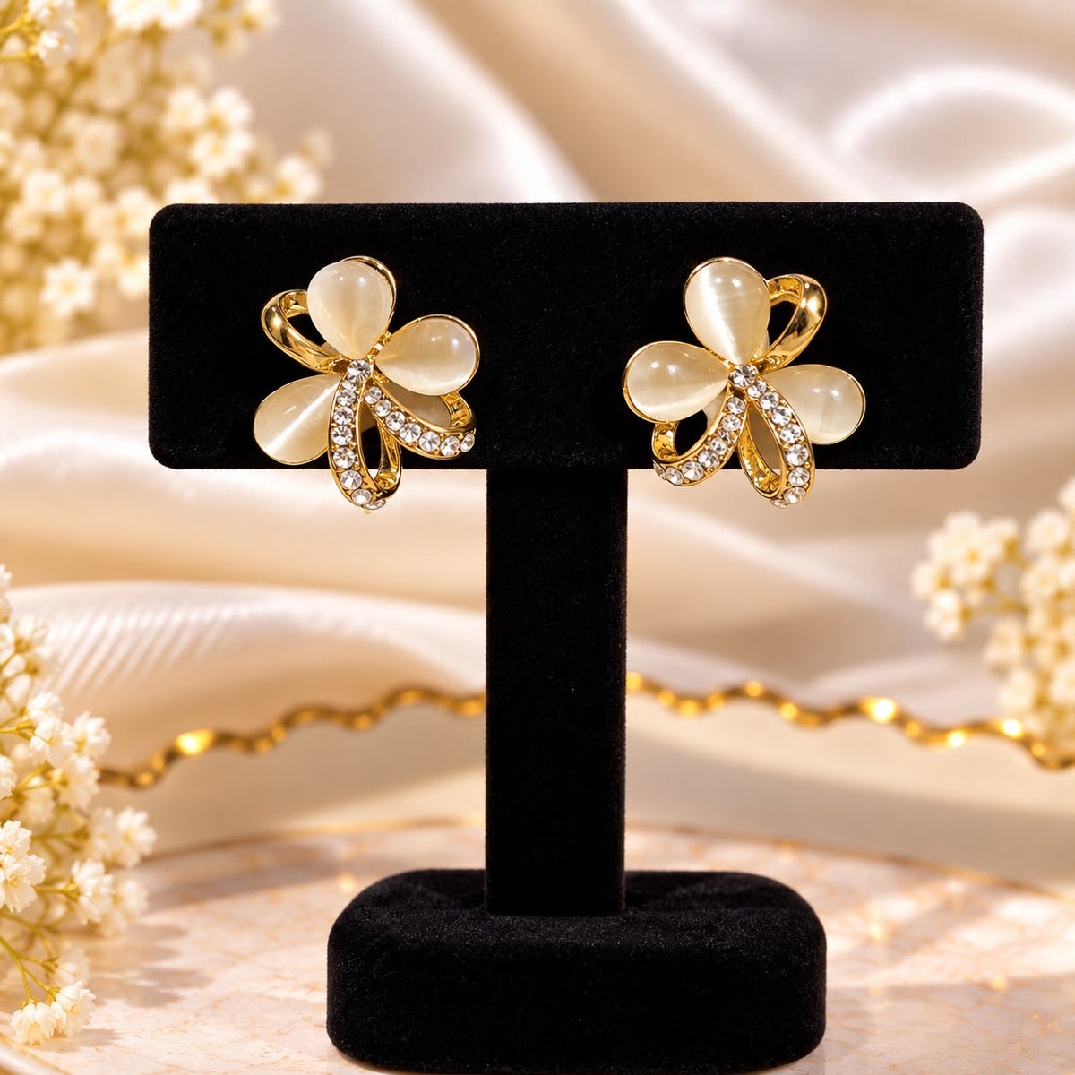 Pearl Floral Everyday Studs