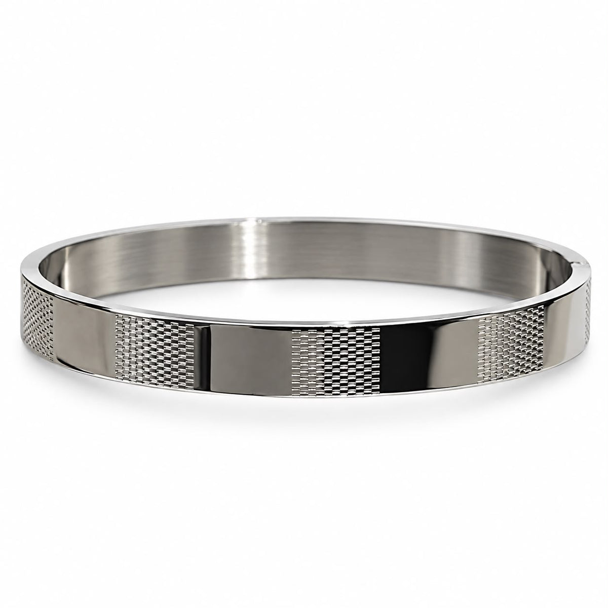 Silver Matrix Men’s Kada
