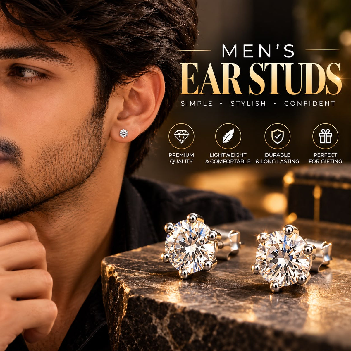 Men's Ear Studs