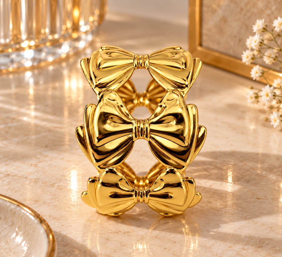 Satin Bow Bangle