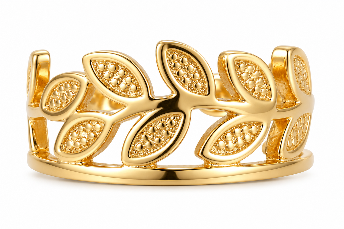 Laurel Band Ring