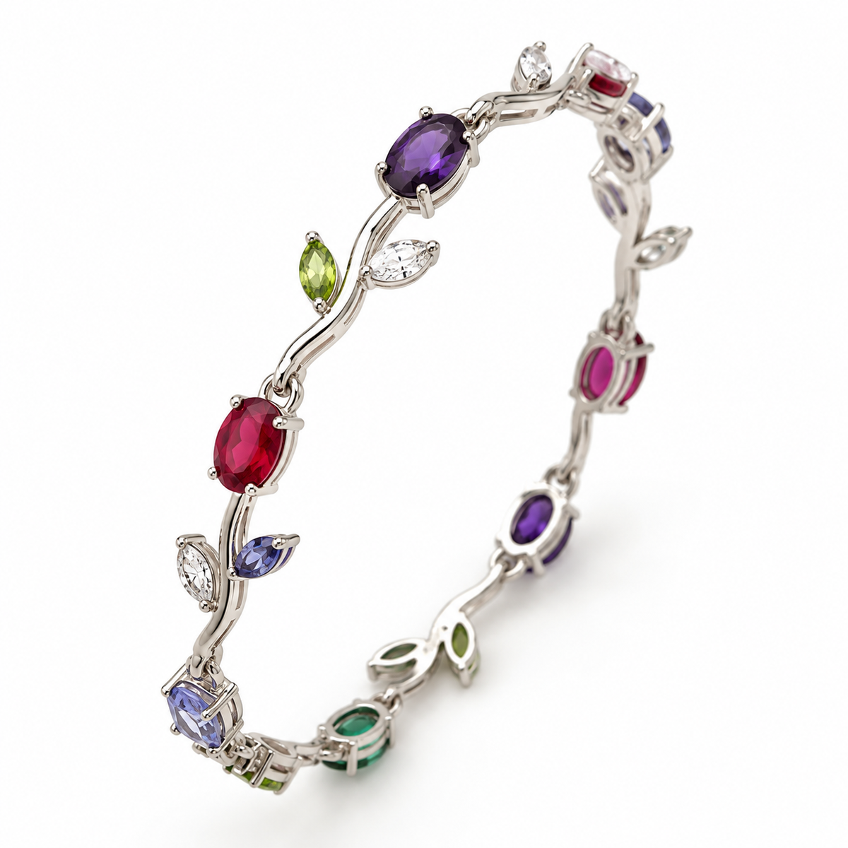 Gemstone Garden Vine Bracelet