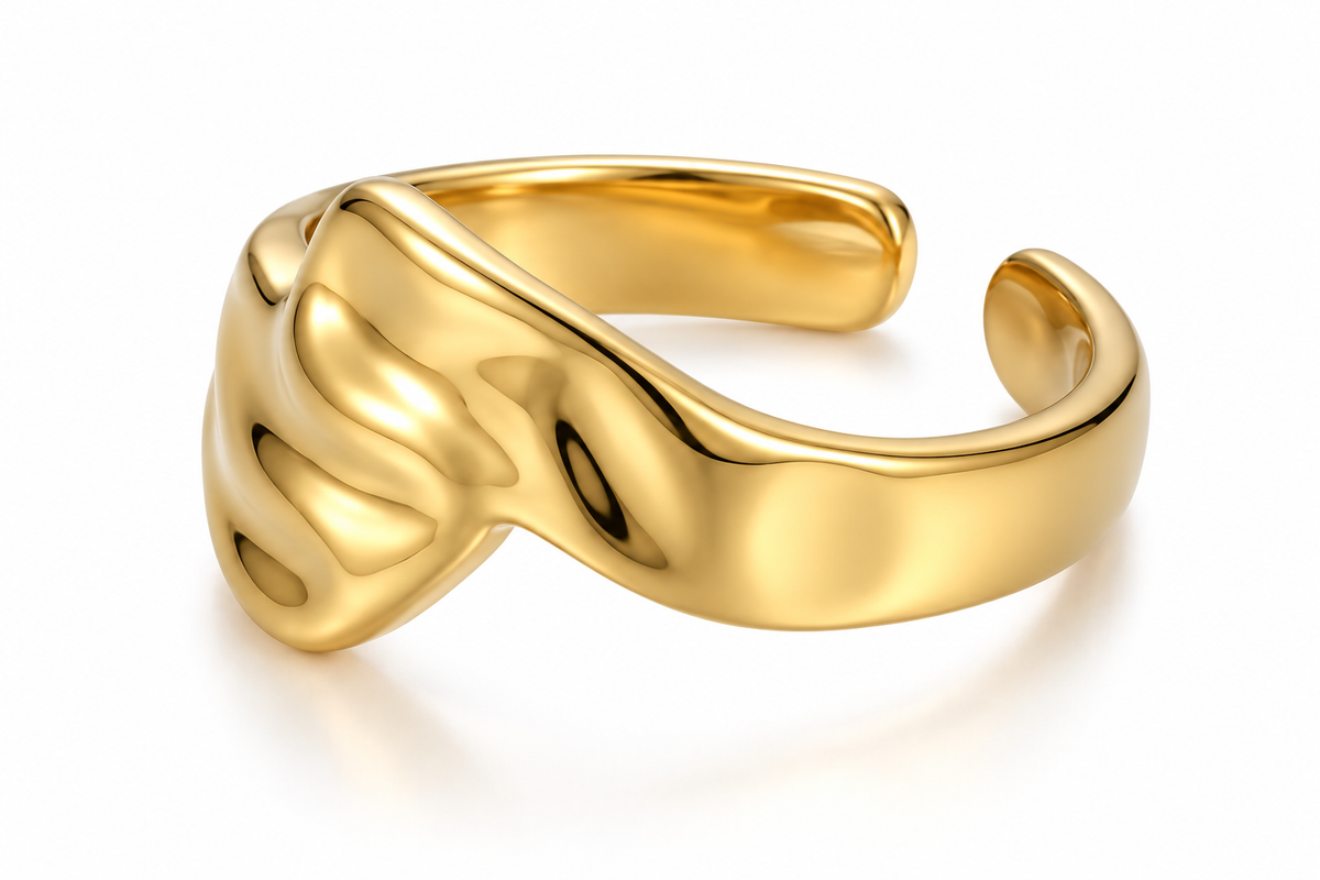 Melted Wave Ring
