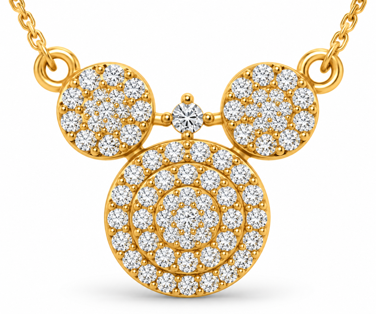Diamond & Gold Mickey Mangalsutra