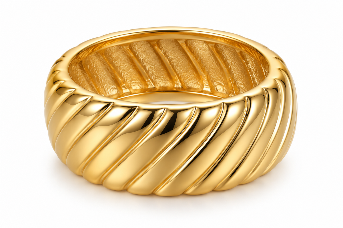 Croissant Dome Ring