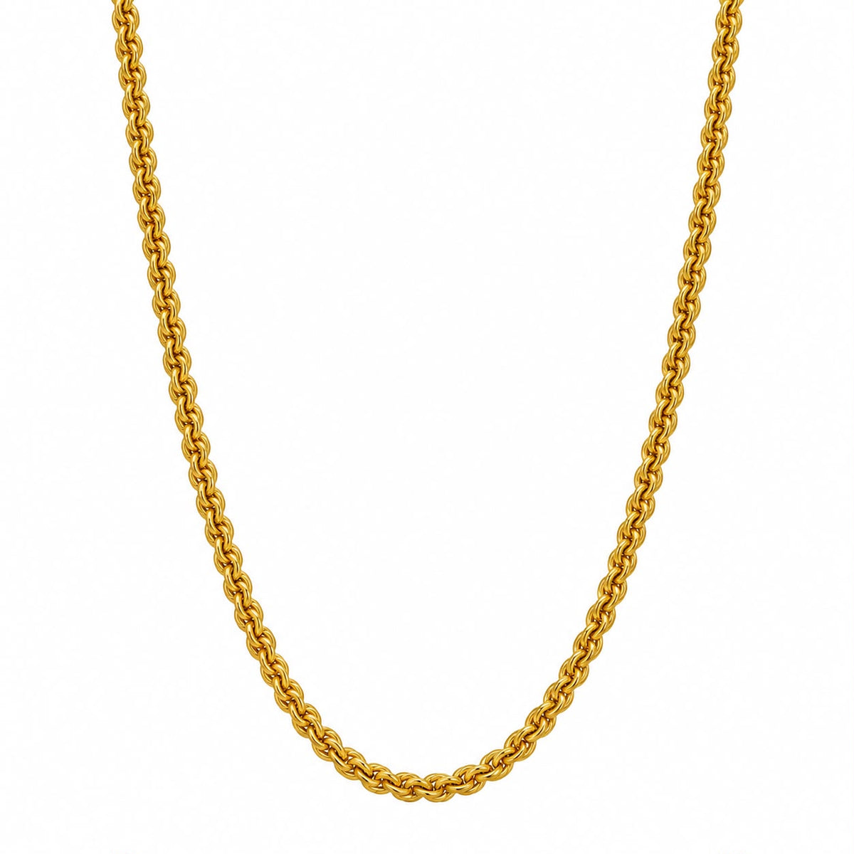 Men’s Gold Rope Twist Chain