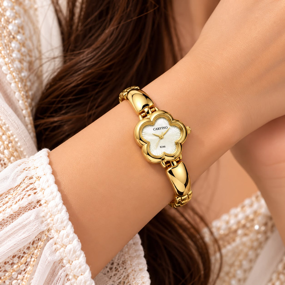 Caryino Floral Elegance Watch