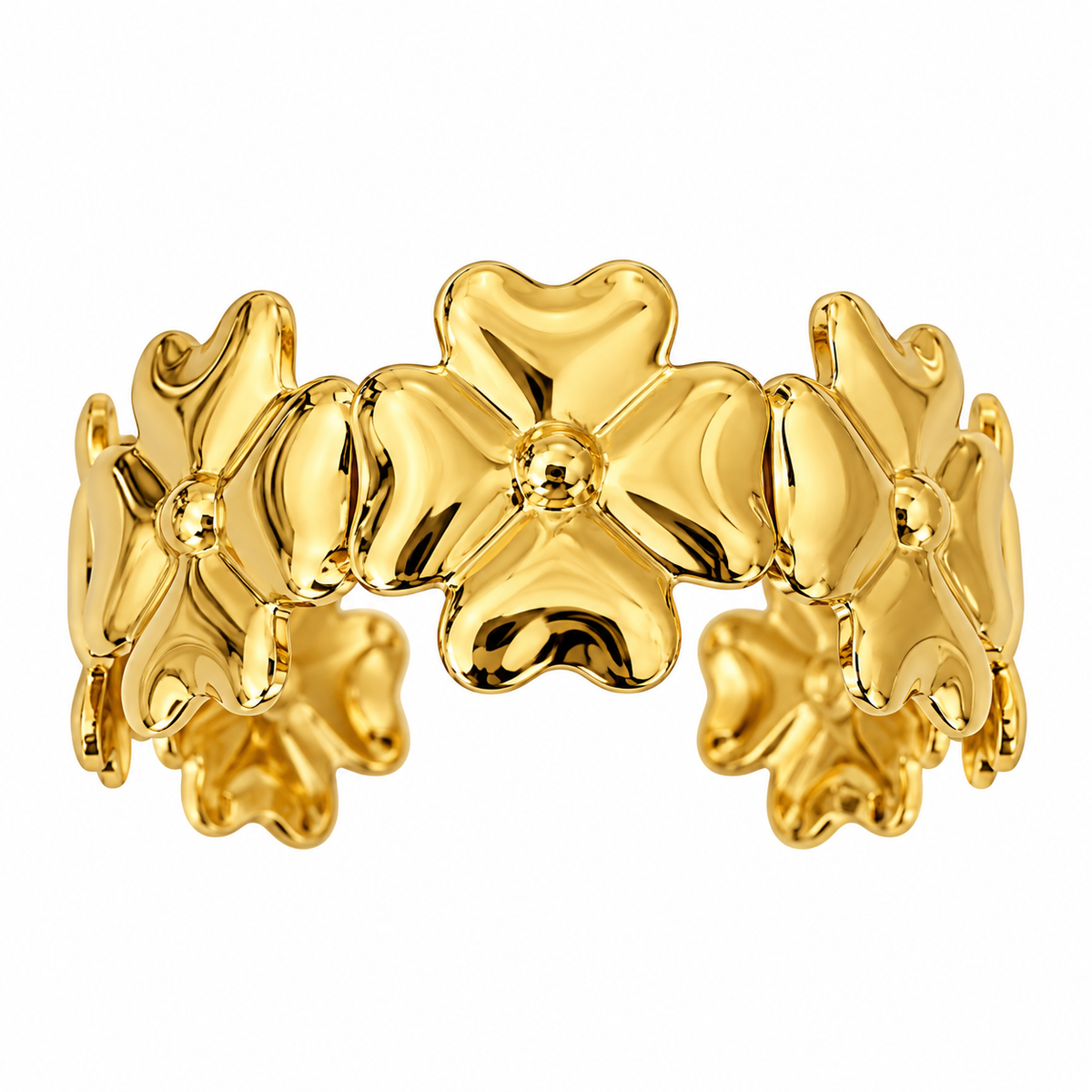 Petal Cluster Bangle