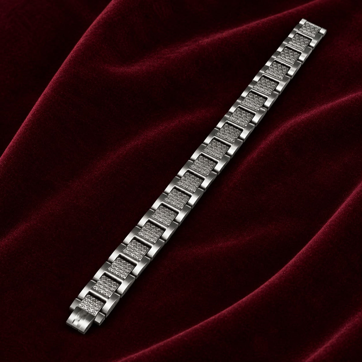 Lacoste Men’s Link Stainless Steel Bracelet