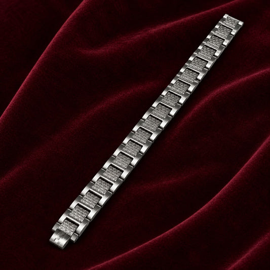 Lacoste Men’s Link Stainless Steel Bracelet