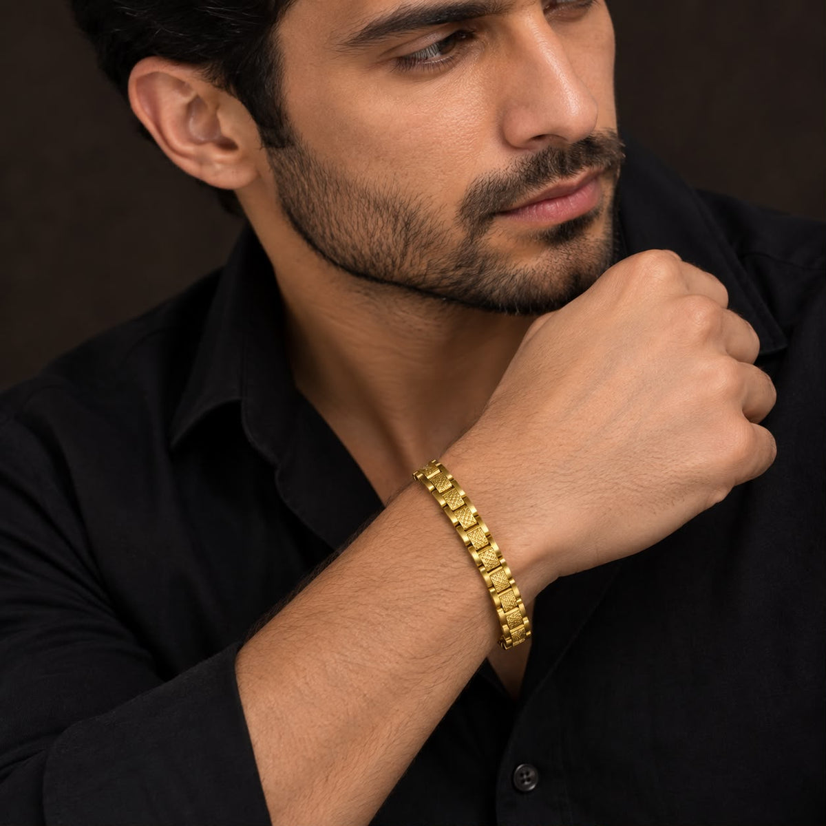 Lacoste Men’s Link Stainless Steel Bracelet