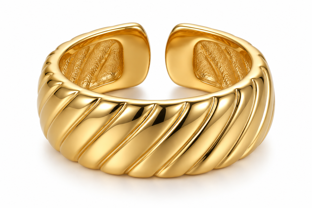 Croissant Dome Ring