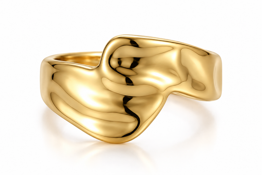 Melted Wave Ring