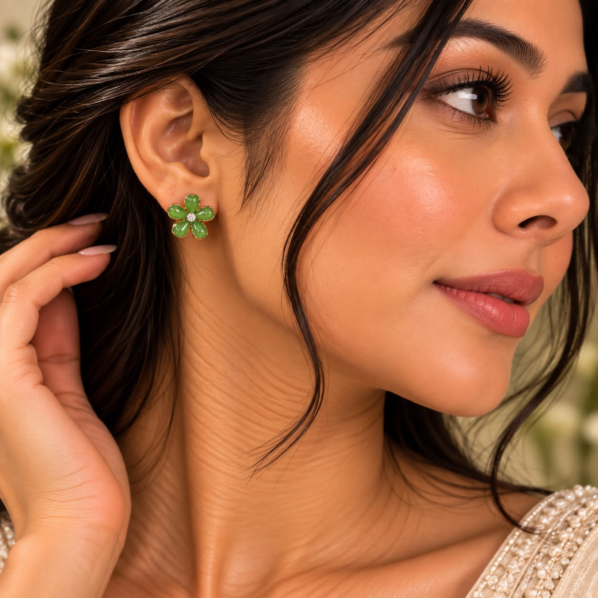 Cute Flower Ear Studs