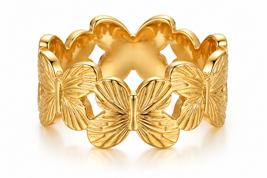 Butterfly Band Ring