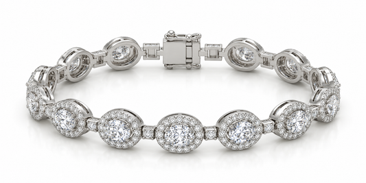 Silver Halo Link Adjustable Bracelet
