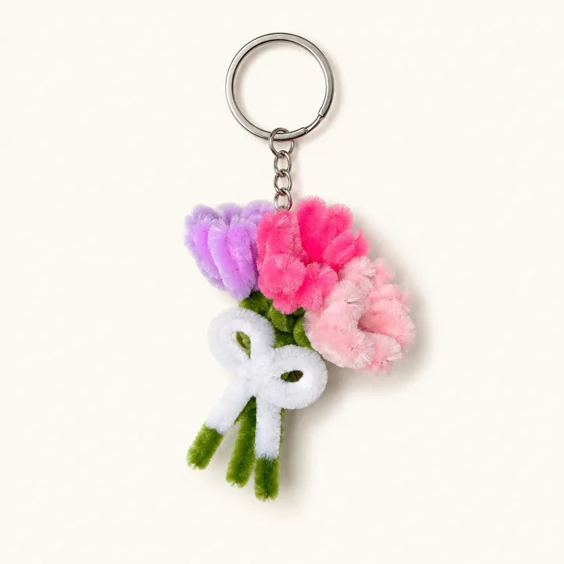 Mini Bouquet Flower Keychain